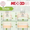 MODO24 Gartenbank Holz, 2-Sitzer, Schutzhülle Cordura, Produktbild-Vorschau 4
