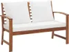 vidaXL 4-tlg. Garten-Lounge-Set mit Auflagen Massivholz Produktbild-Vorschau 6