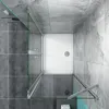 Doppeltür eckdusche 80x90x195cm Eckig-kabine Produktbild-Vorschau 3