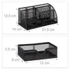 Relaxdays Schreibtischorganizer 6 Ablagen, kompakter Produktbild-Vorschau 6