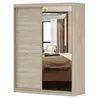 Schwebetürenschrank Kleiderschrank 150 cm Sonoma/Sonoma mit Produktbild-Vorschau 2