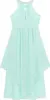 Mädchen Prinzessin Abendkleid Gr. 152 Cm Neckholder Strass Produktbild-Vorschau 5