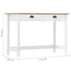 vidaXL Konsolentisch Hill mit 2 Schubladen 110x45x74 cm Produktbild-Vorschau 8