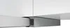 A close-up shot of a modern kitchen appliance, likely a range hood, showing its control panel and a section of its housing. Voir les images du produit