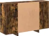 vidaXL Kredens dąb wędzony 120x30x75 cm materiał Podgląd zdjęcia produktu 8