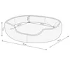 Dehner Lieblinge Hundebett und Katzenbett Sammy, oval, ca. Produktbild-Vorschau 2