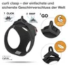 Vest Harness curli Clasp Air-Mesh Black S Produktbild-Vorschau 3