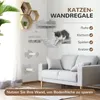 PawHut Klimwand voor katten, 4-delig. Kattenmeubilair van Productafbeelding-voorbeeld 3