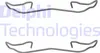 DELPHI LX0167 Zubehörsatz Scheibenbremsbelag für FORD Focus Produktbild-Vorschau 1