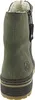 A side view of a green boot with a zipper and fur lining. Produktbild-Vorschau