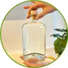 3 Glasflaschen 1000 ml leer zum selbst Befüllen mit Korken Produktbild-Vorschau 6