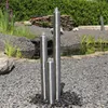 CLGarden Edelstahl Säulenbrunnen ESB1 mit 3 Säulen 100cm Produktbild-Vorschau 3