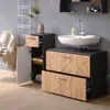 Badmöbel-Set Vicco Irma Goldkraft Eiche/Anthrazit 3 Teile, Produktbild-Vorschau 5