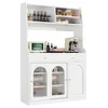 Flieks Armoire haute avec LED et portes coulissantes en Voir les images du produit 1