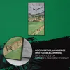 Wanduhr Bürouhr Leinwand Bild Geräuschlos 30x60 In Richtung Produktbild-Vorschau 5