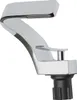 A chrome-finished faucet with a modern, waterfall-like design. Podgląd zdjęcia produktu