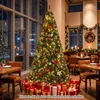 Albero di Natale artificiale COSTWAY, altezza 240 cm, con Anteprima dell’immagine prodotto 10