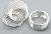 Memory Draht für Armbänder, 50 - 55 mm, 1 mm, versilbert, Produktbild-Vorschau 2