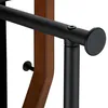 Relaxdays Garderobenständer Metall & Holz, modern, 3 Haken Produktbild-Vorschau 7