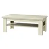 FORTE Kashmir salontafel met opbergruimte, houtvezel, wit, Productafbeelding-voorbeeld 1