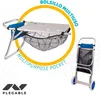 Chaise de plage active 52x37x105 Cm Bleu,Gris Bleu,Gris One Voir les images du produit 7