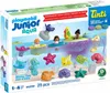 The image shows the packaging of a Playmobil Junior Aqua bath toy advent calendar, featuring various aquatic toys and figures. Náhľad obrázku produktu