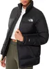 A woman wearing a black puffer jacket. Produktbild-Vorschau