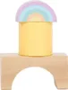 Blocchi da costruzione in legno pastello Anteprima dell’immagine prodotto 5