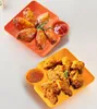2 in 1 Snackschale und Dipschalen Servierplatten Nacho Produktbild-Vorschau 2