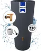 4rain VASO 2in1 DECOR réservoir d’eau de pluie 220 litres Voir les images du produit 1