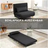 HOMCOM Schlafsessel, 2-in-1 Schlafsofa mit Bettfunktion, Produktbild-Vorschau 4