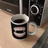 Vampirgebiss Horror Glitzer-Kaffeebecher für Halloween Produktbild-Vorschau 5