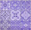 Retro Vintage Mosaikfliese Transluzent violett Glasmosaik Produktbild-Vorschau 1
