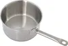 A stainless steel saucepan with a single handle is shown against a white background. Produktbild-Vorschau