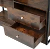 Libreria Sweiko, libreria a 6 ripiani con ante e cassetti Anteprima dell’immagine prodotto 20