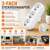 ORSEM Mehrfachsteckdose Schutzkontakt Steckdosenadapter Produktbild-Vorschau 3