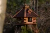 dobar Rustikales Vogelfutterhaus "Blockhaus", Vogelhaus mit Produktbild-Vorschau 3