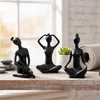 Set di 3 statuine decorative Yoga Donna Statua decorativa Anteprima dell’immagine prodotto 7