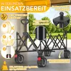 Carrello pieghevole TRESKO® da 215 litri con freno | Anteprima dell’immagine prodotto 5