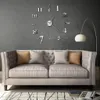 3D nástěnné hodiny vidaXL Moderní design 100 cm XXL Náhled obrázku produktu 2