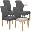 Stuhlhusse 4er Pack - Grau - Universal - Stretch - Bezug Produktbild-Vorschau 1