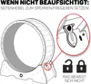 Katzenlaufrad aus Multiplex-Holz · Bausatz Weiß · L · 110 x Produktbild-Vorschau 8