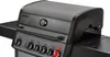 A close-up view of a gas grill. Produktbild-Vorschau