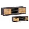 Armoire TV 120cm de large Lowboard avec surface mate Table Voir les images du produit 3
