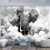 Selbstklebende Folie Fototapete - Elephant in the Clouds Produktbild-Vorschau 2