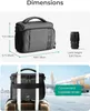 Kameratasche DSLR SLR Grau mit Regenschutzhülle - BAGSMART Produktbild-Vorschau 7