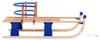 vidaXL Klappschlitten mit Rückenlehne Holz 119 cm Produktbild-Vorschau 3