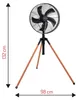 Ventilátor pro domácnost Camry Premium CR 7329 černý, Náhled obrázku produktu 17