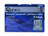GEKO Sada závitníků a závitových oček 110ks G38300 Náhled obrázku produktu 6