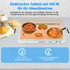 COSTWAY 3in1 Warmhalteplatte 450W elektrisch, Wärmebehälter Produktbild-Vorschau 4